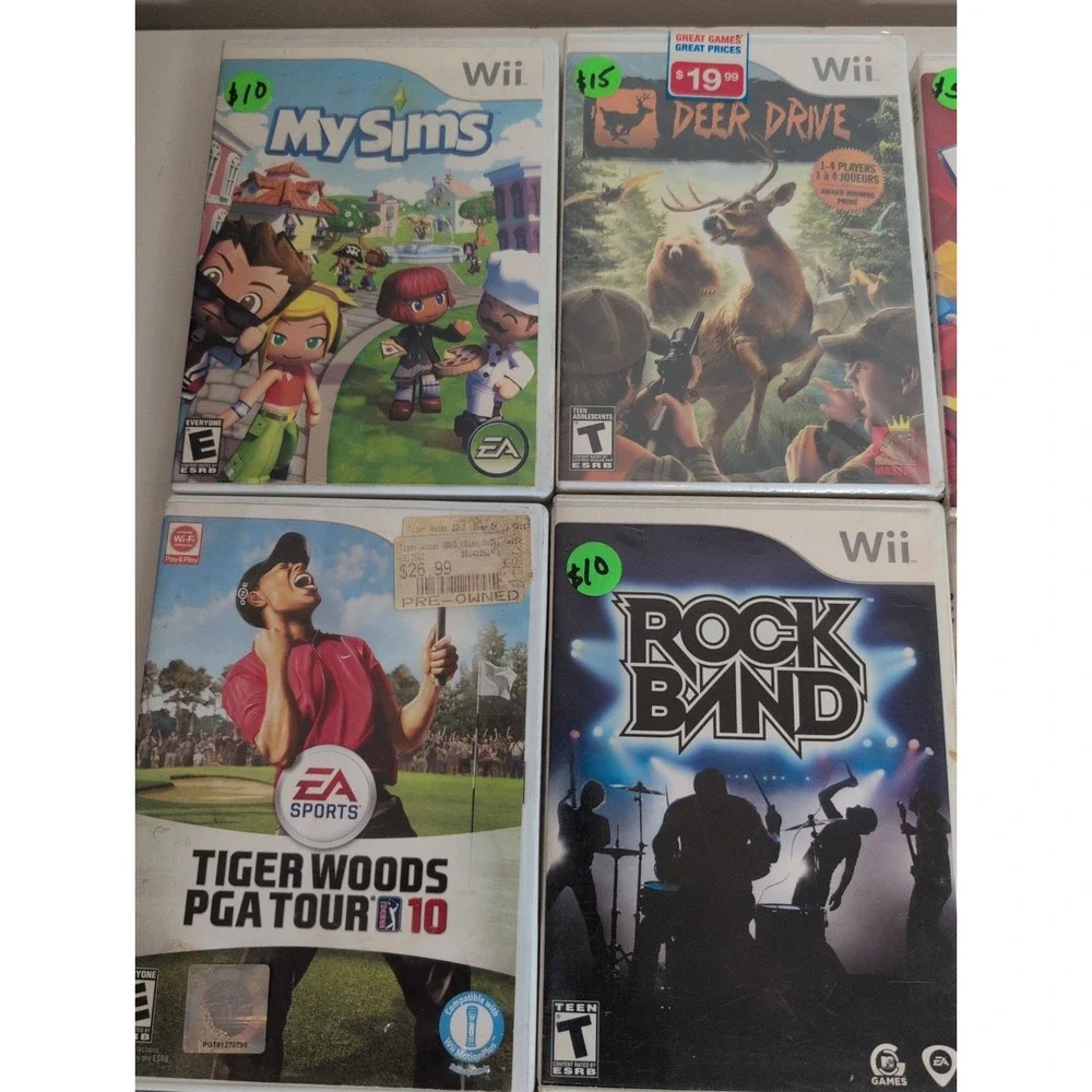 Mixed Lot Of 16 Wii Games My Sims Wii Fit Tony Hawk Rayman 2 Farmyard & More